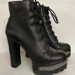 Jessica Simpson | Irella Platform Combat Bootie | Size 8M | Black |